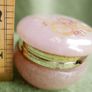 Vintage Pink Alabaster Jewelry Boxes Image 9