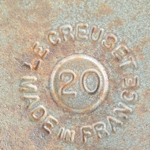Le creuset 20 cm cast iron pot no lid vintage