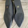 M&S Black Leather Flats Image 4