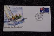 Australia : " America's Cup Triumph " Pre-Stamped First Day Cover : 1983
