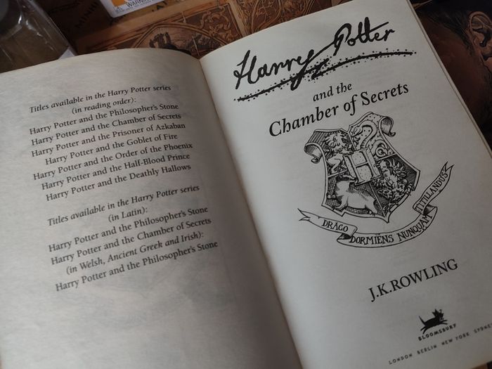 Harry Potter and the Chamber of Secrets ! J.K. Rowling ! 2010 ! by Bloomsbury
