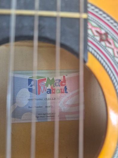 Left-handed guitar