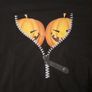new black oversized halloween t shirt Image 2