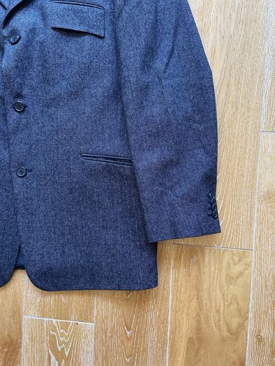 Mens Dark Denim Blue Blazer Size Large