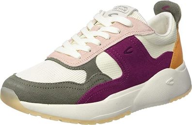 Camel Active Women's Ramble Sneaker, Cream Peach Multi, 3 UK, 36 EU
