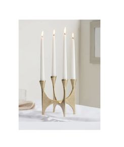 Gold Metal Candlestick