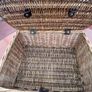 Selection of Vintage Wicker Hanper, Picnic , Wine Bottle, and Shopping Baskets Image 5