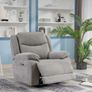 Electric Recliner 3 Piece Suite | 2 Seater with Console plus 2 Armchairs | Light Grey Image 5