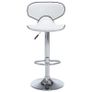 NEW SALE | Bar Stools 2 pcs White Faux Leather Image 5