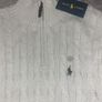 Ralph Lauren Cable Kit Quarter Zip, Colour Light Grey, Size XXL Men's Image 5