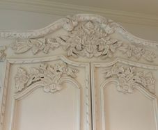 Chateau French carved Armoire