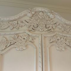 Chateau French carved Armoire