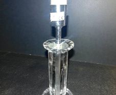 Heavy Galway Crystal lamp