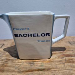 Players Bachelor Tipped advertising ceramic jug