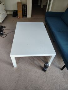 White coffee table