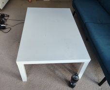 White coffee table
