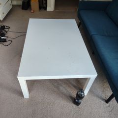 White coffee table