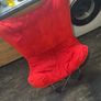 Foldable Red Chair Image 2