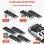 Car Ramps 4 PCS 9072 kg GVW Capacity 65 mm Lift Height, Portable Low Profile Car Service Ramps for Home Garage Maintenance & Oil Changes, Heavy Duty for Low Chassis Vehicle & Support Jack Image 3