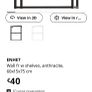 Console table or just shelf - Ikea ENHET black Image 3