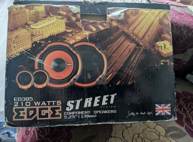 Edge component speakers