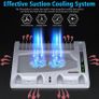 PS5 Stand with Cooling Fan and Headphone Holder, PS5 Cooling Fan with Dual PS5 Charging Station, PS5 Accessories for PS5 Console with 15 Game Slots (FREE POSTAGE) Image 4