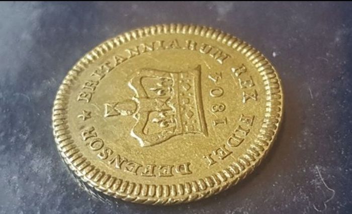 Third Guinea 1804 King George lll coin