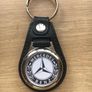 Brand new synthetic leather Mercedes Benz key ring with shopping trolley token/coin Image 2