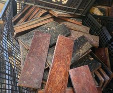 hardwood mahogany parquet floor approx 100sqm