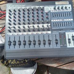 mixer amp 9 channel + effects 400w one channel comes and goes so needs attention but great sturdy unit