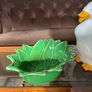 Vintage Appolia French Ceramic Sunflower Baking Form in Provincial Green Image 5
