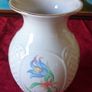 Vintage Large 10.5 Inch Tall Royal Winton Fine Ceramic Vase Made In Staffordshire England Image 5