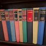 large collection vintage antiquarian books. 4 complete shelves. Image 8