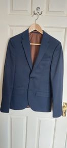 Navy 3 piece suit River Island