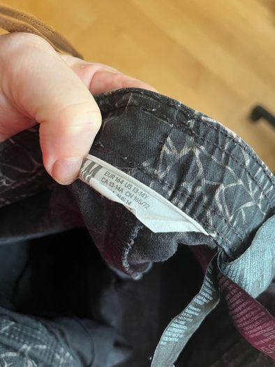 H&M funky cargo trousers size 13-14 years