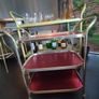 Large Vintage Industrial Trolley Image 7