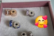 Pandora various charms clips set of two very good condition 25e pairs