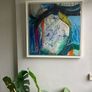 Original Abstract Painting Dublin Swimming Art Swim Art Image 5