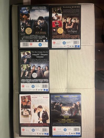 Twilight Saga Complete 5 Movie DVD Collection