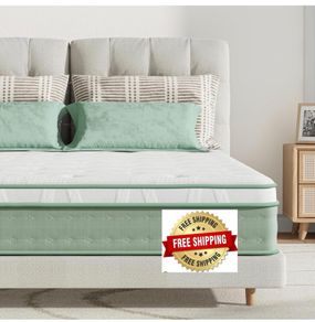 Small Double Mattresses 9.8 Inch 3-Zone Gel Memory Foam Pocket Sprung Mattress