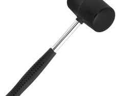 Milestone Camping 20420 12oz Rubber Mallet/Sturdy Steel Handle/Ideal for Putting Up Tents & Canopies