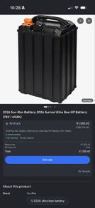 2026 Surron uptra bee battery
