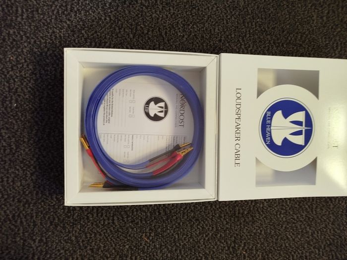 Nordost blue heaven 2x3 meters speakers cable hi-end.