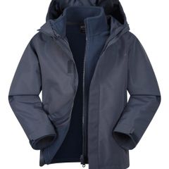 Fell Water-resistant Kids 3 in 1 Jacket Navy
