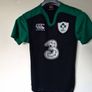 2015-2016 Canterbury ireland rugby shirt Size small Pit to pit 19" 28" long Black In excellent condition Image 6