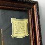 Antique Sacred Heart of Jesus Chromolithograph Framed c.1930s Image 6