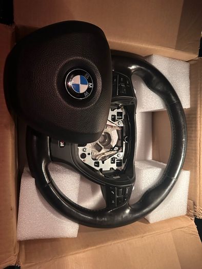 Genuine BMW F06 F10 F11 M Sport Steering Wheel with genuine Airbag