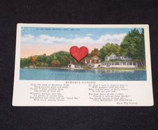 Island View , Winona Lake , Indiana - Memory's Pictures , USA 1934 Postcard