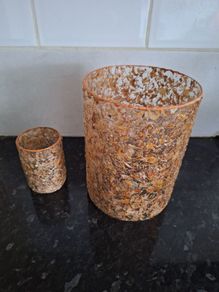 Two beautiful Pomax candleholders