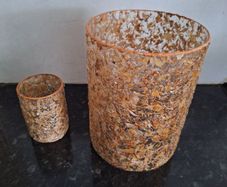 Two beautiful Pomax candleholders